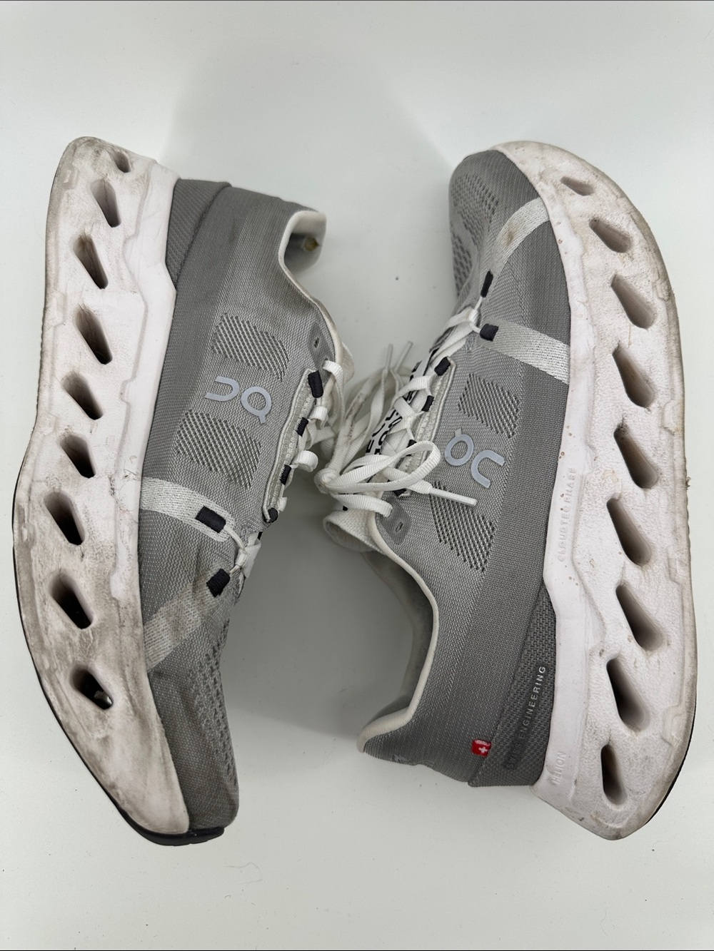 On Running Cloudnova Grey Mesh Lightweight Sneakers Men’s sz 11 - Picture 7 of 10